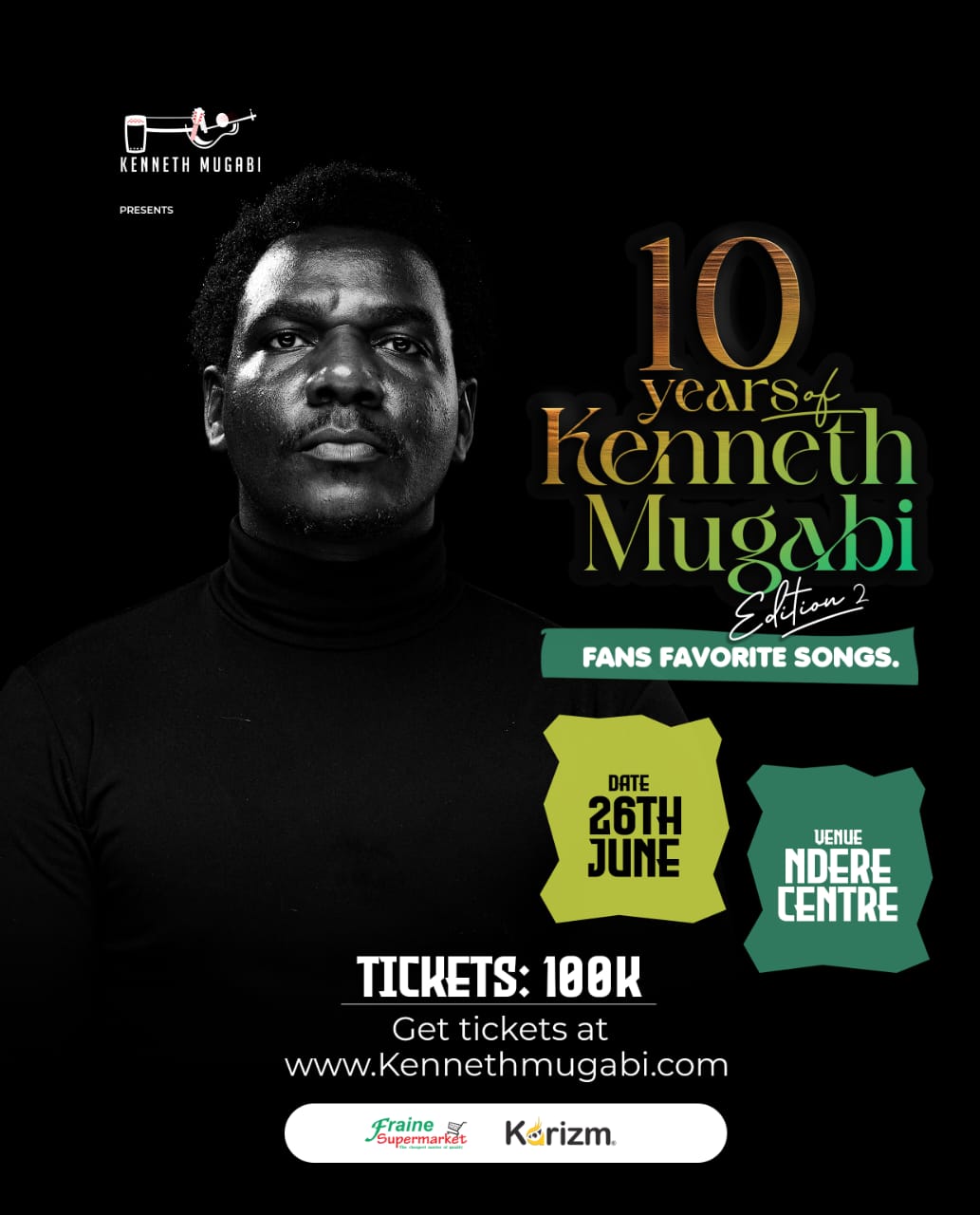 10 YEARS OF KENNETH MUGABI